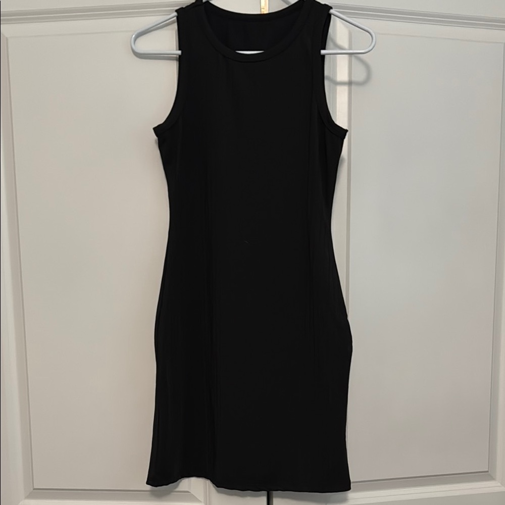 SHEIN Black Sleeveless Sheath Mini Dress NWOT